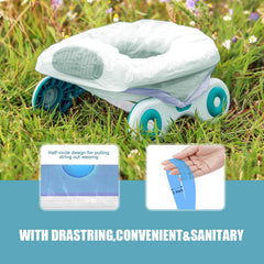 VISATOR universal-fit liner works with most portable potty chairs