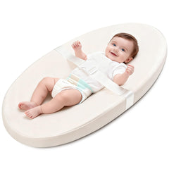 VISFAPAER baby changing pad wipeable cover for quick cleanup.