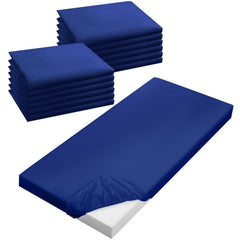 VitalCozy 12-pack cot sheets in packaging for easy storage and quick setup