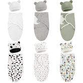 VitalCozy preemie swaddle white blanket closeup shows soft cotton for delicate skin