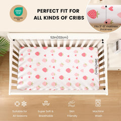 VivaCozy crib sheets full-elastic-fit highlight snug, secure sleep for baby.