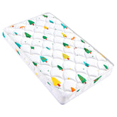 VIVIDVIBEBEARPAS bassinet mattress front view with soft fabric and breathable comfort