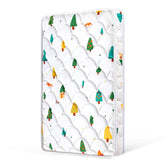 VIVIDVIBEBEARPAS mini crib mattress foam close-up highlighting firm support