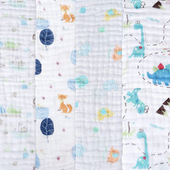Viviland 6-layer cotton absorption close-up showing spill protection.