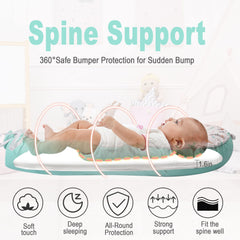 Viviland baby lounger 360-wrap demonstration emphasizes womb-like security for soothing moments