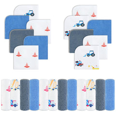 Viviland baby washcloths 24-pack pack for newborn baths
