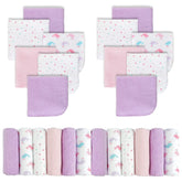 Viviland baby washcloths close-up showing ultra-soft fabric for delicate skin