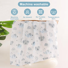Viviland muslin swaddle nursing-cover-use feature for lightweight protection and privacy.