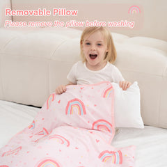 Viviland nap mat back minky-dot fleece adds cozy warmth.
