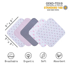 Viviland thickened-towel design feels plush and comfortable on baby skin