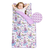 Viviland toddler nap mat with princess fantasy pattern supports magical nap time