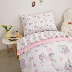 Viviland Unicorn toddler comforter set packaging gift bag ready for birthdays