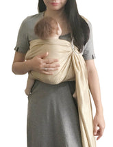 Vlokup baby water sling closeup shows quick-dry fabric for pool days.