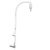 Vlokup crib mobile arm setup shows tool-free secure installation for a calm nursery.