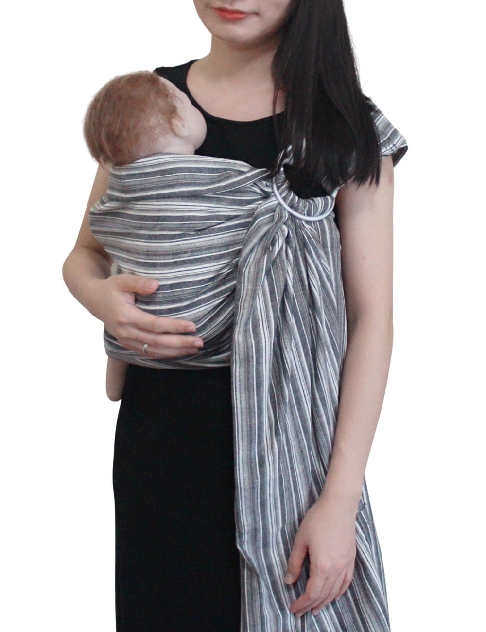 Vlokup Ring Sling close bonding with baby's heartbeat for on-the-go cuddles.