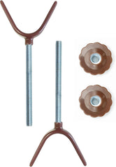 Vmaisi 8mm Y-shaped spindle adapter close-up showing secure gate fit.