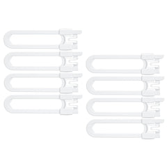 Vmaisi adjustable U-shaped child safety locks fit multiple knobs and handles.