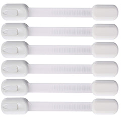 Vmaisi multi-use strap lock on cabinet latch, no drilling needed