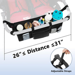 VMEECARL cooler bag attached to organizer maintaining beverage temperature