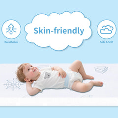 VMFKPNR 38x26 fit mattress designed for standard travel cribs.