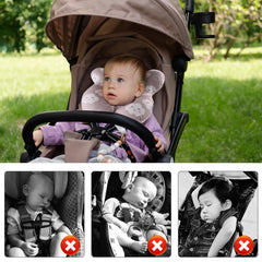 Vocheer headrest helps prevent head bobbing in pushchairs and bouncers