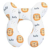 vocheer Baby Travel Pillow upgraded front view shows soft head support for on-the-go comfort