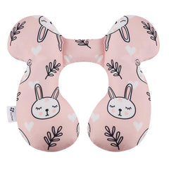 Vocheer Baby Travel Pillow upgraded U-shape side view showing head support