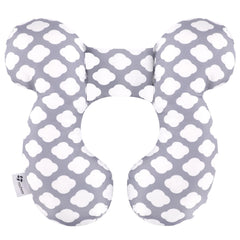 vocheer Baby Travel Pillow upgraded U-shape side view shows supportive head protection.