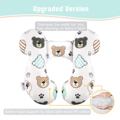 Vocheer head-neck support with side bolsters for gentle, reliable alignment