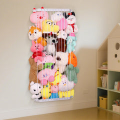 Volepet stuffed animal storage wall-mount keeps toys off floors for tidy playrooms.