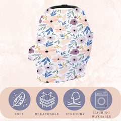 Vollmic car seat canopy 360-degree coverage shields baby from light.