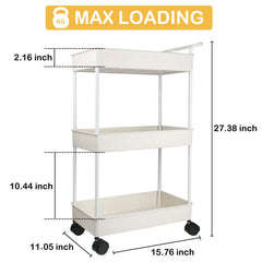 Volnamal diaper caddy wheels enable smooth movement around the nursery.