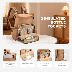 VONAL 15-pocket organization highlights quick-access storage