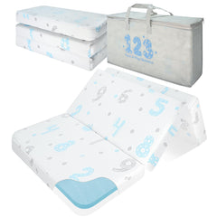 voomf Pack N Play mattress front view in 38x26 size for standard playpens
