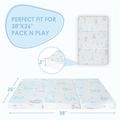 voomf pack n play mattress pad lightweight foldable for simple travel