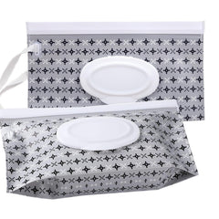 VOONGOR baby wipe dispenser 2-pack protects wipes during travel with reusable EVA case