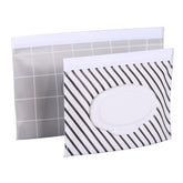 VOONGOR plaid wipe pouch open for quick, grab-and-go cleaning on the move