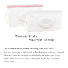 VOONGOR refillable zipper design for easy wipe reloading