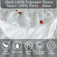 VOOVA & MOVAS soft 100% cotton terry fabric gentle on delicate skin