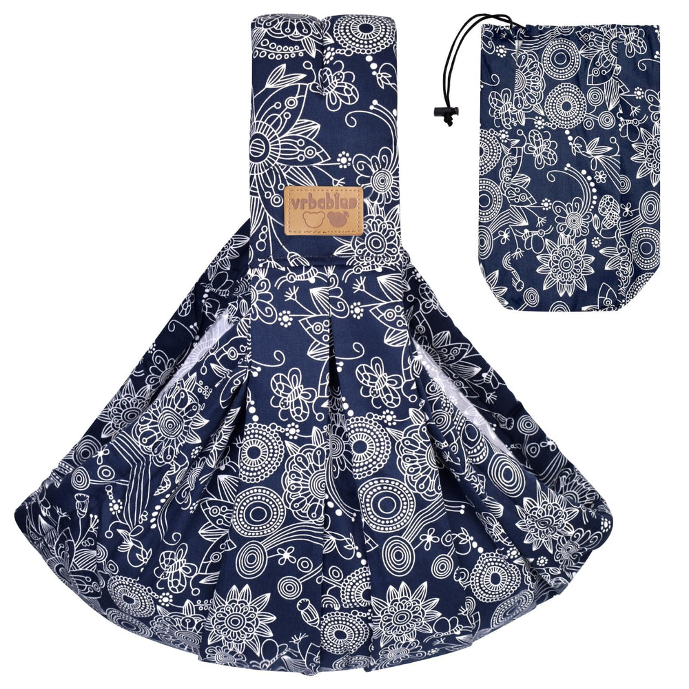 VRBabies baby sling with soft cotton fabric for all-day comfort