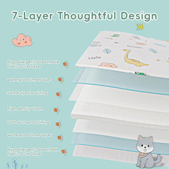 VRSHOAT high-density foam provides balanced support for growing babies.
