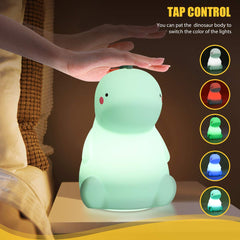 VSATEN Dinosaur Night Light with touch control for easy, kid-friendly operation at night.