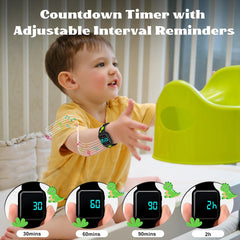 VTAIGE dinosaur sticker chart showing progress and motivation for potty milestones.