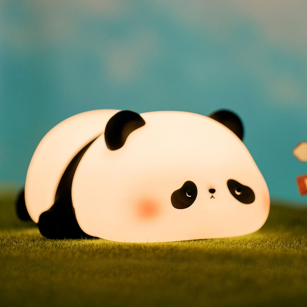 VTIGER Panda Night Light front view with cozy glow for bedtime routines.