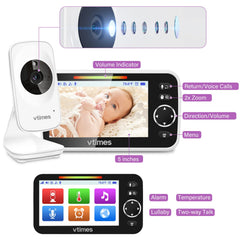 VTimes 2x zoom for closer baby checks and details