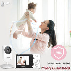 VTTimes Baby Monitor: clear audio helps you hear every sound.