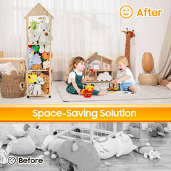 VTSHENY 360-degree wheels enable smooth movement of the display around the room.