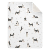 vvfelixl Cotton Dog Swaddle Blanket plush, breathable texture for infant comfort