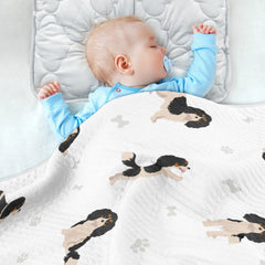 vvfelixl swaddle blanket closeup highlights soft fabric and texture