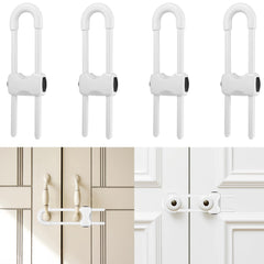 VYNZO cabinet locks packaged for easy baby-proofing in minutes